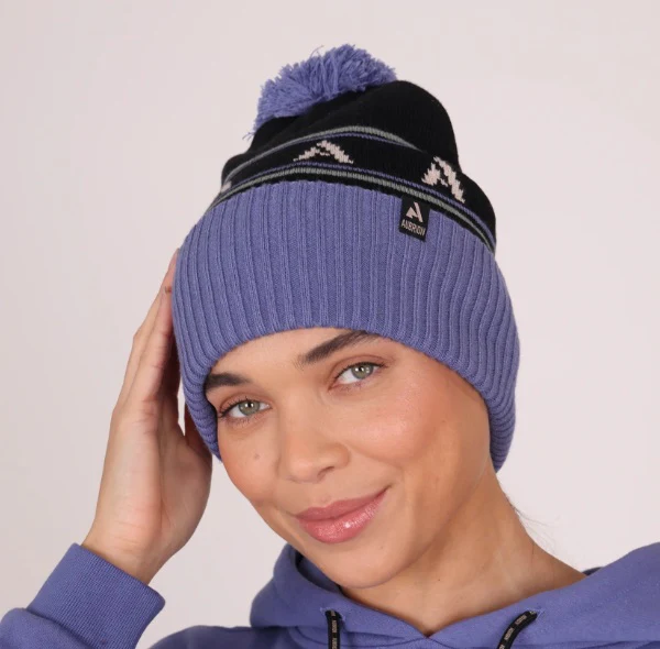 Shires Aubrion React Bobble Hat Sky/Shadow