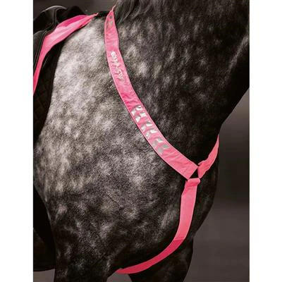 Equi-Flector Breastplate Pink - Image 2