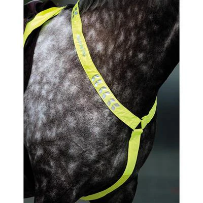 Equi-Flector Breastplate Yellow - Image 3
