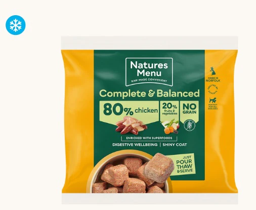 Natures Menu Complete & Balanced 80/20 Chicken 1kg
