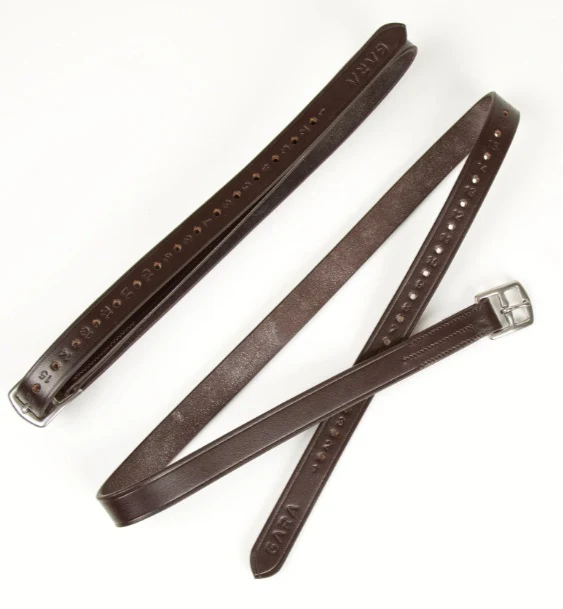 Shires Velociti GARA Stirrup Leathers Havana