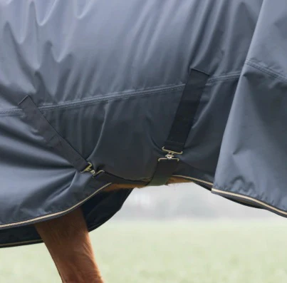 Shires Typhoon 50 Turnout Rug Black - Image 2